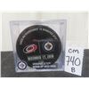 Image 2 : Official Winnipeg Jets vs Carolina Hurricanes Warm Up Puck