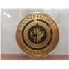 Image 3 : Winnipeg Jets Blake Wheeler Bronze Medallion on Stand