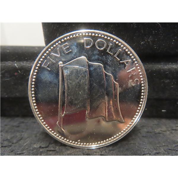 1975 Bahamas $5 Coin