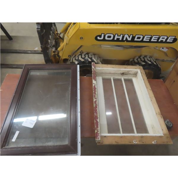 Double Pane Window – 43 × 26¾"; Single Pane Window – 40 × 27½"