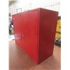Image 2 : Wall Hanging Parts Cabinet with Keys – 26½ × 20 × 10", Broken Door