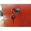 Image 3 : Wall Hanging Parts Cabinet with Keys – 26½ × 20 × 10", Broken Door