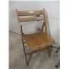 Image 2 : Folding Wooden Chairs and 2X Step Stools