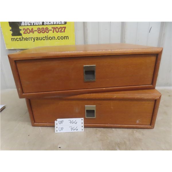 Mid Century Modern Drawers – 19 × 19 × 6" – Qty 2