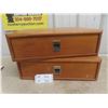 Image 1 : Mid Century Modern Drawers – 19 × 19 × 6" – Qty 2