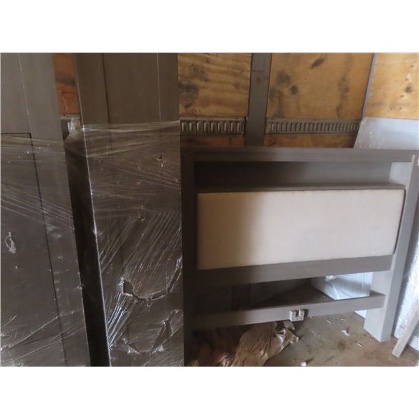Queen Size Bed Frame with Storage Drawers – New/Store Return