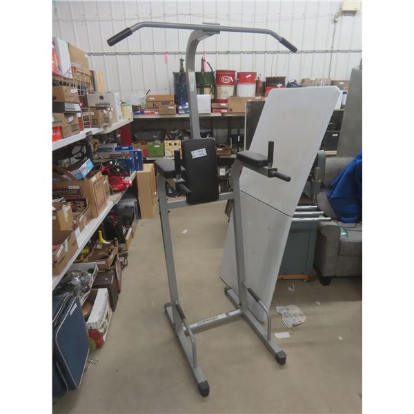 Powerline Body Solid – Pull-Up Bar, Dip Bar, L-Sit, 81" Tall