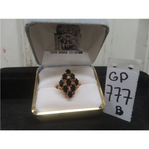 18K Gold Electroplated Ring – Size 8