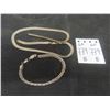 Image 1 : Bracelet and Necklace, Both Broken – Stamped 14K