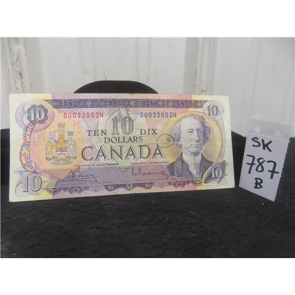 1971 Canada $10 Bill