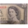 Image 2 : 1954 Canadian $20 Bill