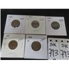 Image 1 : 5x Canadian Small Cents - 1928, 29, 32, 35, 36