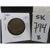 Image 1 : 1917 Canadian Large Cent 