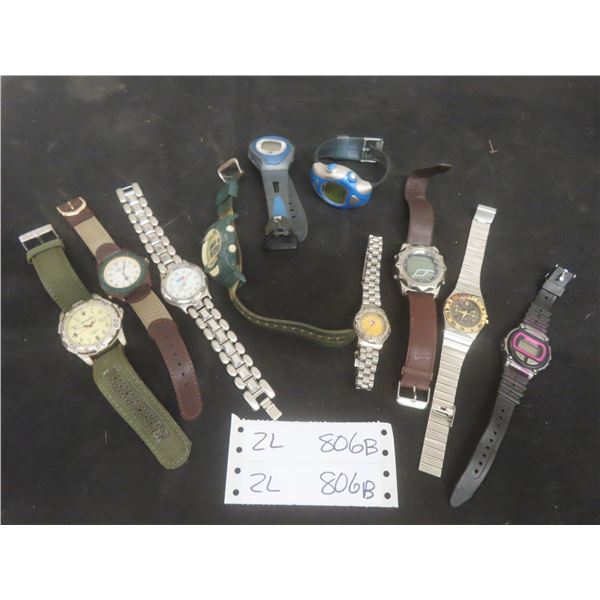 Men's Watches – Tommy Hilfiger, Timex, Sharp – Qty 10