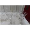 Image 2 : Etched Glass Tray,Goblets and More