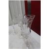 Image 3 : Etched Glass Tray,Goblets and More
