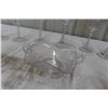 Image 4 : Etched Glass Tray,Goblets and More