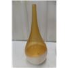 Image 2 : 2 Amberglass Teardrop Vases and Italian Venini Vase