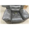 Image 4 : Leather-Style Power Recliner, Good Condition