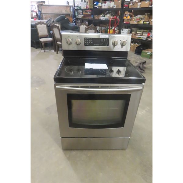 Samsung Stainless Steel Stove — Convection, Bake&Broil, Warming Zone