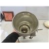 Image 10 : Vintage Meat Grinder, Ingraham Electric Clock and Trivet