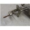 Image 8 : Vintage Meat Grinder, Ingraham Electric Clock and Trivet