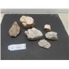 Image 1 : 6 Quartz Pieces Largest 2 3/4" x 4½" x 3"