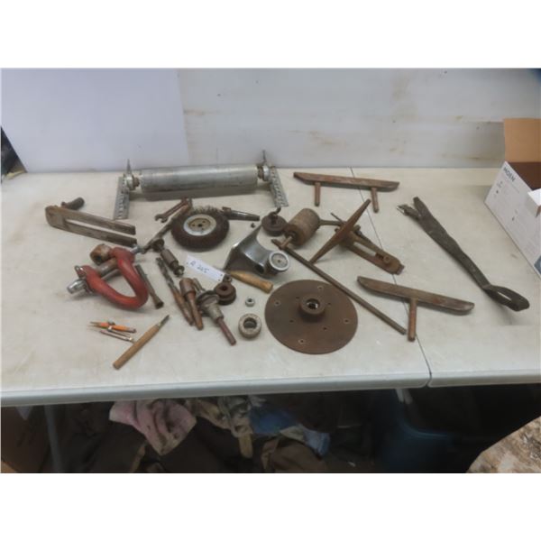 Slide-Out Roller, Bracket, Shackle, Hardware, Vintage Tools and More