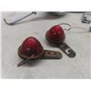 Image 2 : Vintage Unity Post-Mount Spotlight, Chevy Hubcap and Marker Lights and More
