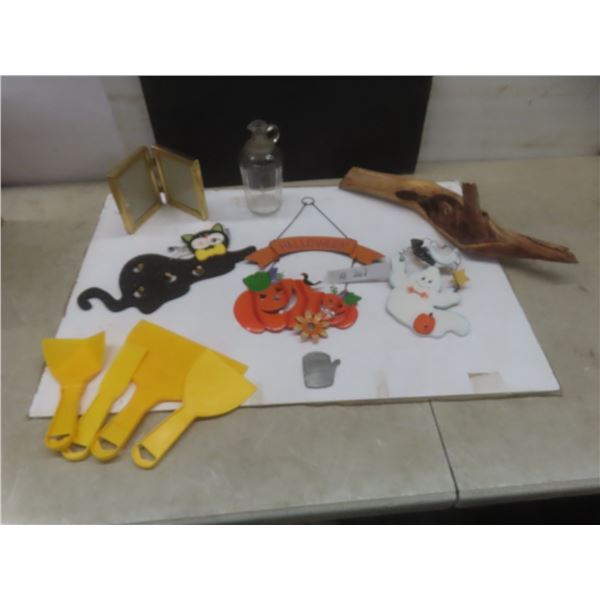 Driftwood, Picture Frame, Halloween Decorations, Milk Bottle Caps and Chinese Therapy Balls