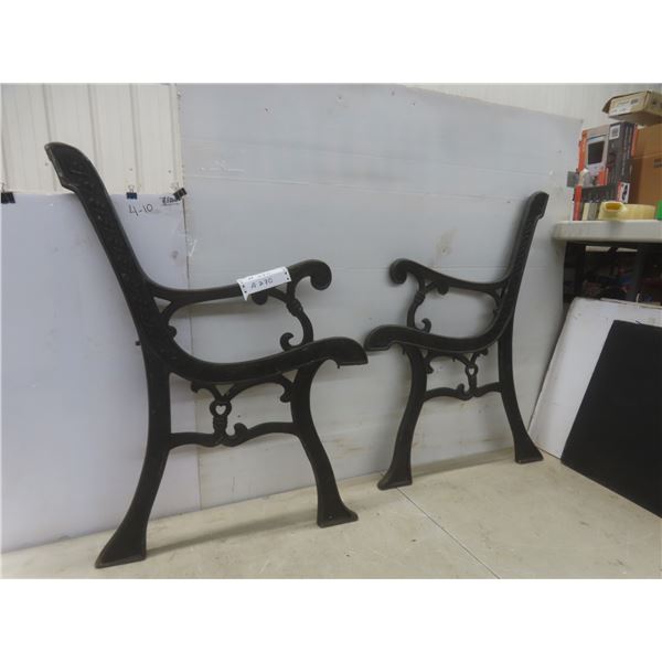Cast Bench Ends – Qty 2
