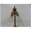 Image 2 : Antique Floor Lamp with Bulbs – No Shade – 61" H