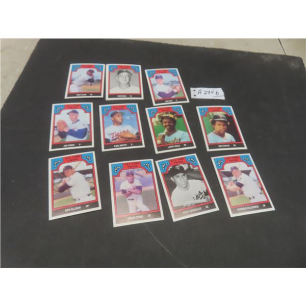 1986 All-Time Twins Baseball Cards – Qty 11