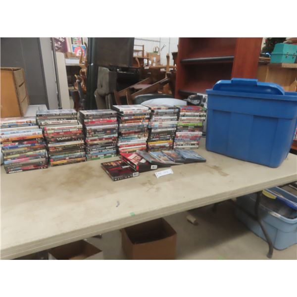 DVDs and Collectibles – 160+: Breaking Bad, Dexter, Iron Man, Troy – with Tote