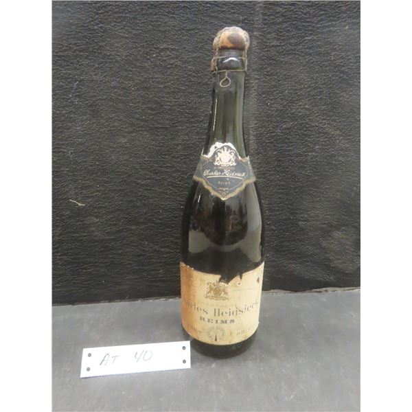 1937 Charles Heidsieck Champagne – Still Corked