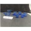 Image 1 : Akro Agate Cobalt Blue Pieces – Qty 11