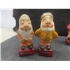 Image 2 : 1945 Snow White and the Seven Dwarfs Chalkware Set – Tallest 7" (Some Damage on Dopey and Sneezy)