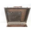 Image 12 : Vintage Willcox and Gibbs Sewing Machine Case – 11½" x 22" x 7½" and Silverstone Deluxe Portable Ca