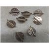 Image 2 : 11 Vintage Pipe Covers with Display Board, Vesta Case/Match Safe with Cigar Cutter End