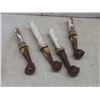 Image 2 :  4 Claw and Ball Foot Furniture Legs, 6 Large Bronze Coat Hooks and 4 Mid-Century Modern