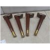Image 8 :  4 Claw and Ball Foot Furniture Legs, 6 Large Bronze Coat Hooks and 4 Mid-Century Modern