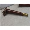 Image 9 :  4 Claw and Ball Foot Furniture Legs, 6 Large Bronze Coat Hooks and 4 Mid-Century Modern