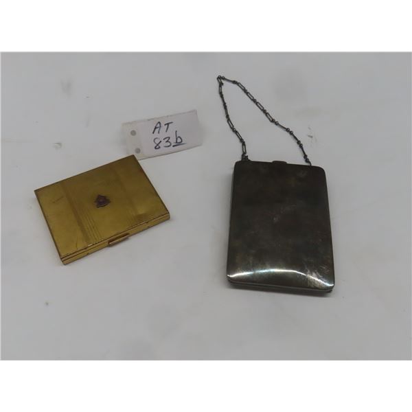 RCAF Gold Tone Ladies Dance Purse/Compact and E.A.M. USA Ladies Dance Purse