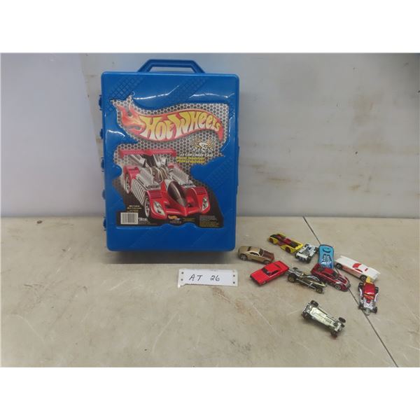 Hot Wheels Case with 50+ Die Cast Cars – Majorette, Hot Wheels and Others