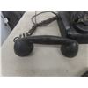 Image 12 : 3 Vintage Phones and Ham Radio Cord (Damage on Back of No-Dial Phone)