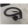 Image 14 : 3 Vintage Phones and Ham Radio Cord (Damage on Back of No-Dial Phone)