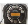 Image 3 : 3 Vintage Phones and Ham Radio Cord (Damage on Back of No-Dial Phone)