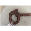 Image 2 : Vintage Wild Boar Wood Cane and Stick
