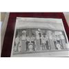 Image 1 : Antique Gas and Oil Service Station Advertising Picture – Wadhams, Texaco, Mobilgas – 20" x 16" (Na