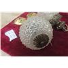 Image 2 : Vintage Mid-Century Modern Ceiling Fixture Glass Lights